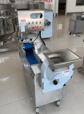 变频调速双段头菜机 香菇切丁QBP机 笋切丝切切片机 莴蒜苗韭菜切