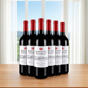 洛神山庄混酿赤霞珠设拉子干红葡萄酒澳洲进口750ml六支元 旦送礼