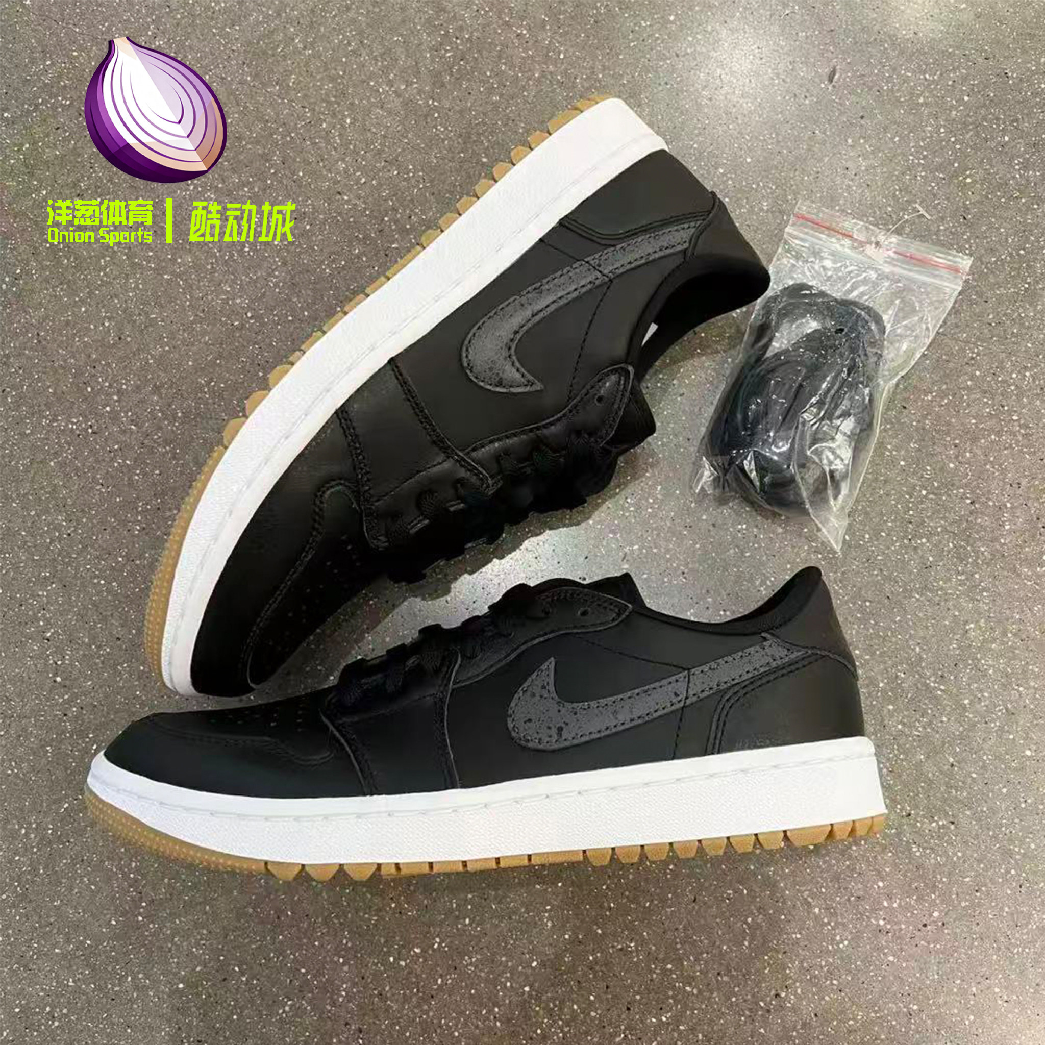 Nike Air Jordan AJ1 Low Golf黑色耐克复古篮球鞋板鞋DD9315-005