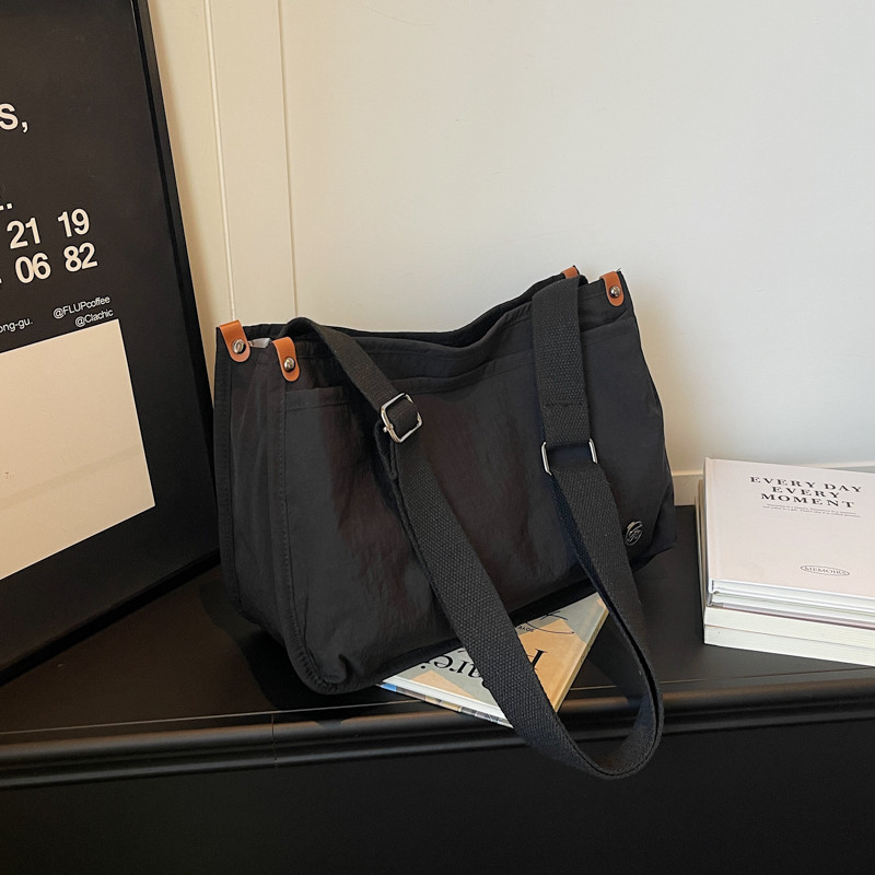 帆布包包2026春新款女大容量简约百搭单肩斜挎包休闲上课托特包,箱包皮具/热销女包/男包,通用款女包,淘宝优惠券,粉丝福利购,淘宝优惠卷