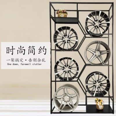 组合轮毂展架汽车改装钢圈展示架铝车轮货架胎铃展架拆装货架包邮