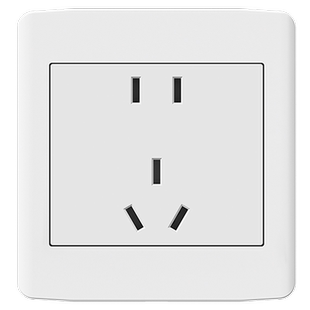 国际电工开关插座面板86型墙壁上错位斜五孔一开双控带5孔USB七孔