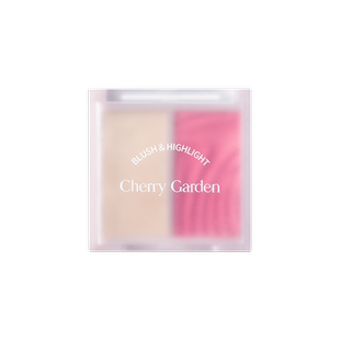 cherry garden/CG且逸腮红双色膏女高光修容平价腮红盘提亮膨胀
