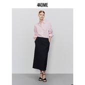 四季 款 羊毛后开衩简约直筒西装 440ME女装 长款 半身裙FCSS1049W