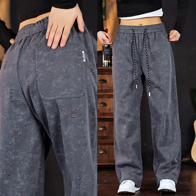 2025秋冬新款加绒休闲裤男士