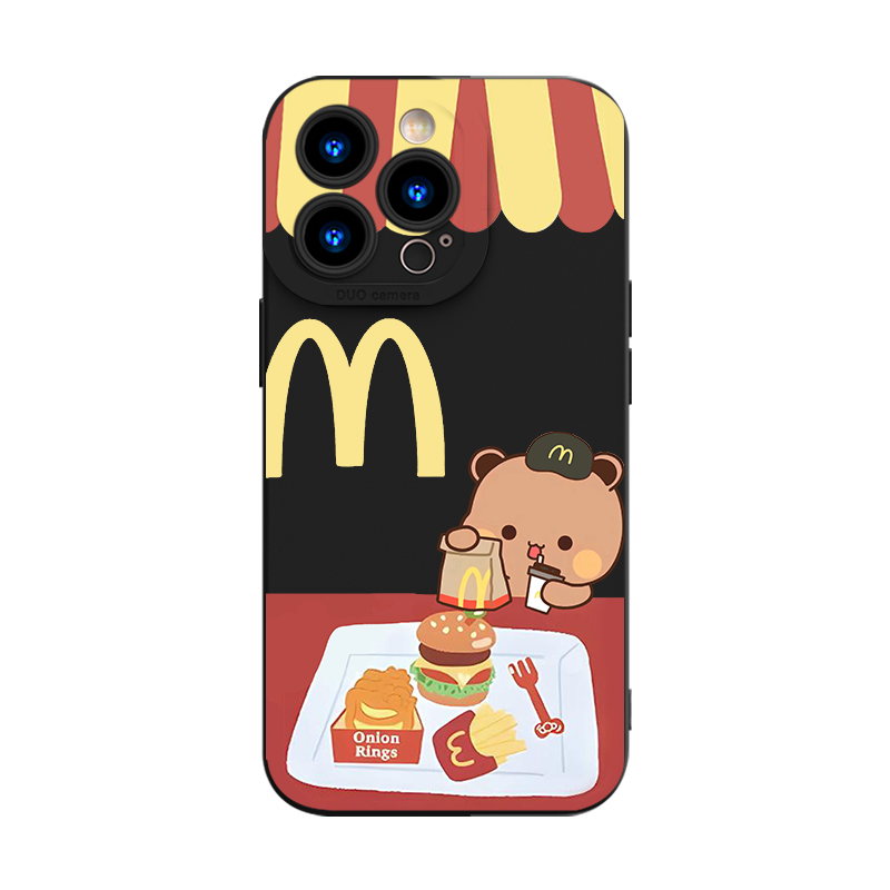 M记一二布布手机壳16适用苹果15iPhone14情侣12mini高级感se3麦门xs小众13promax双人8plus