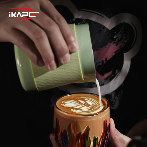IKAPE烈焰咖啡杯ins玻璃杯防烫