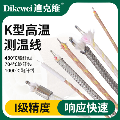 迪克维K型热电偶测温线高温GG