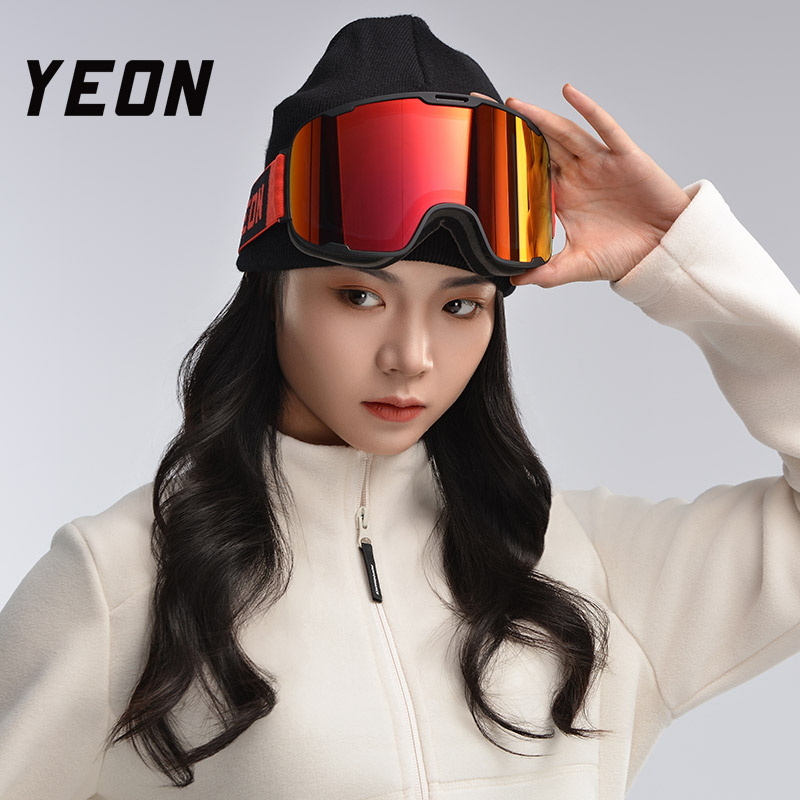 柱面滑雪镜yeon大视野