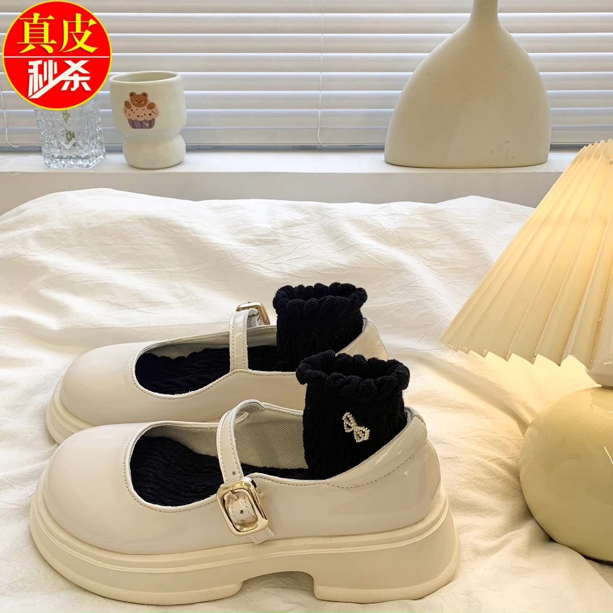 玛丽珍小皮鞋女春夏新款厚底单鞋