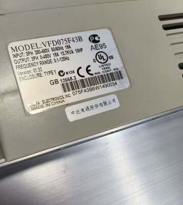 台达VFD075F43B变频器二手功能包好成色如图现货议价