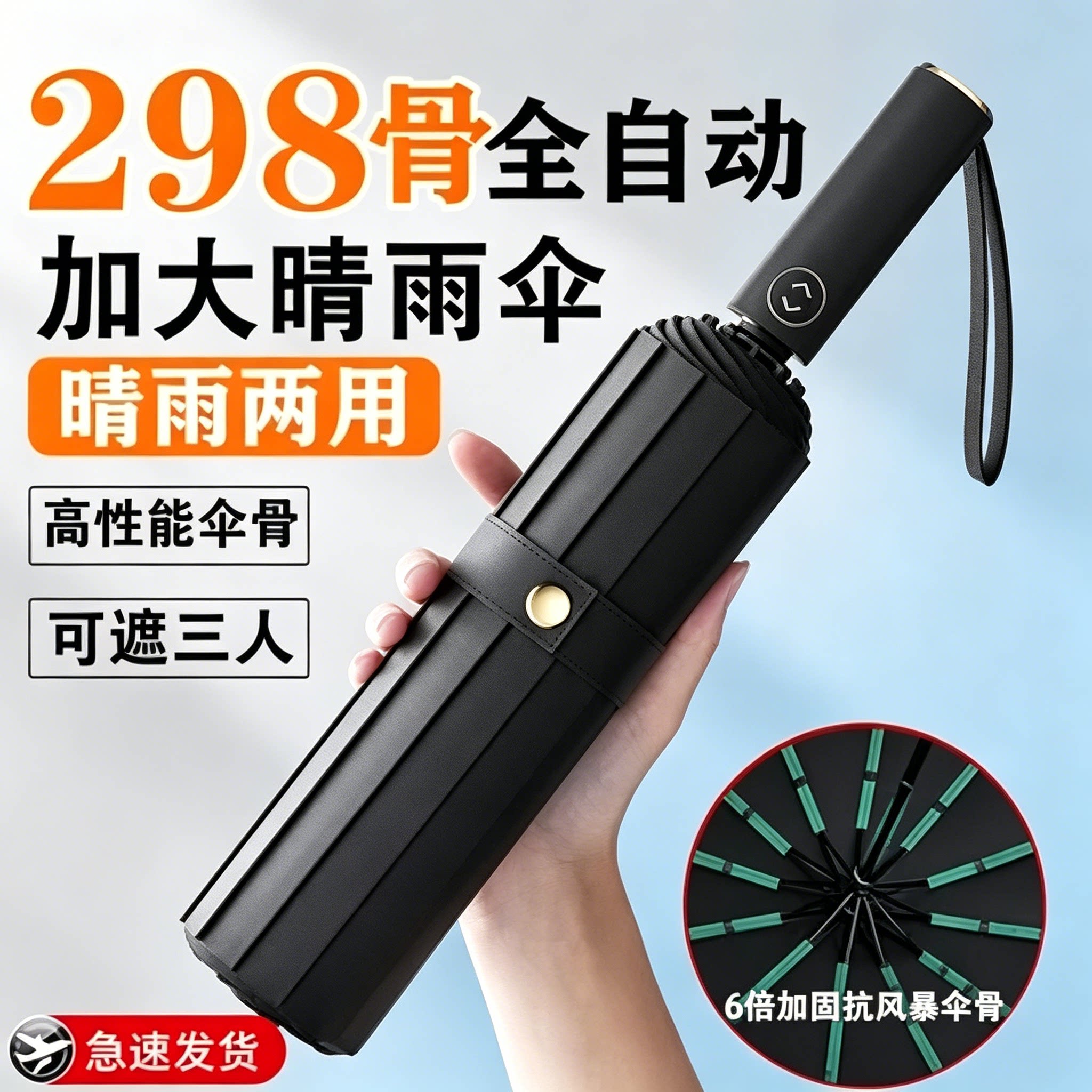 美国Coolibar全自动雨伞伞