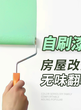 内墙涂料环保乳胶漆自刷家用白色墙面室内防水防潮防霉黑灰色小桶