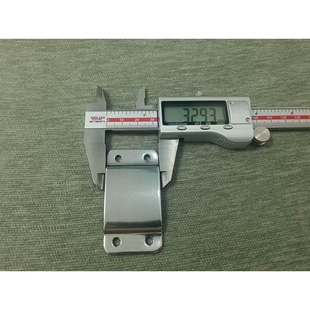 钓台不锈钢卡槽 银阁黑拉钓台横木用3.5cm宽加厚插片渔具黑拉配件