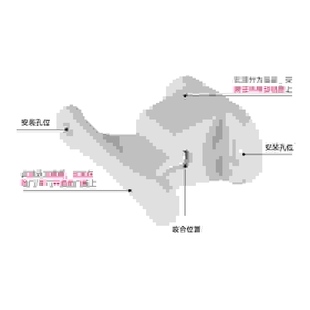 房车配件 门吸限位器 旅居车改装 卡扣门档 防撞缓冲车门舱门专用