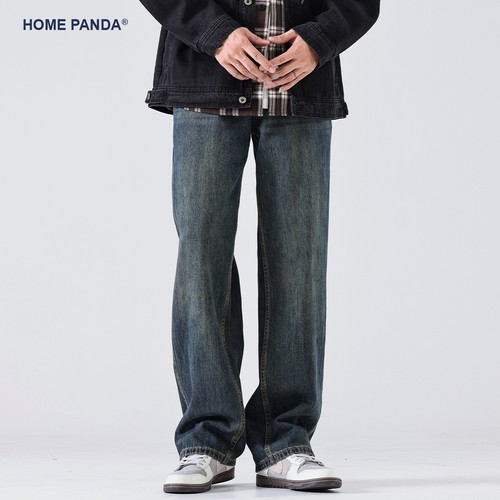 HomePanda美式高街牛仔裤男