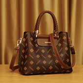 通勤包包女包2026新款 中年女士妈妈托特气质手提大容量单肩斜挎包