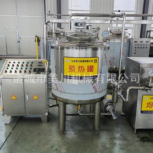 设巴氏灭菌乳机752器牦奶半自牛动生产线酸奶灌装备