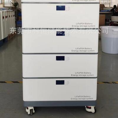 5度电堆叠10KWH家庭储能51.2V100Ah5KW逆变器通讯485多台并机光伏