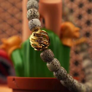 2025新年网红时来运转旋珠可转动玄珠风动扭扭珠配珠文玩配饰