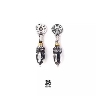 匠学社文玩手串925银制品原创金刚侧挂杵个性创意小众百搭装饰