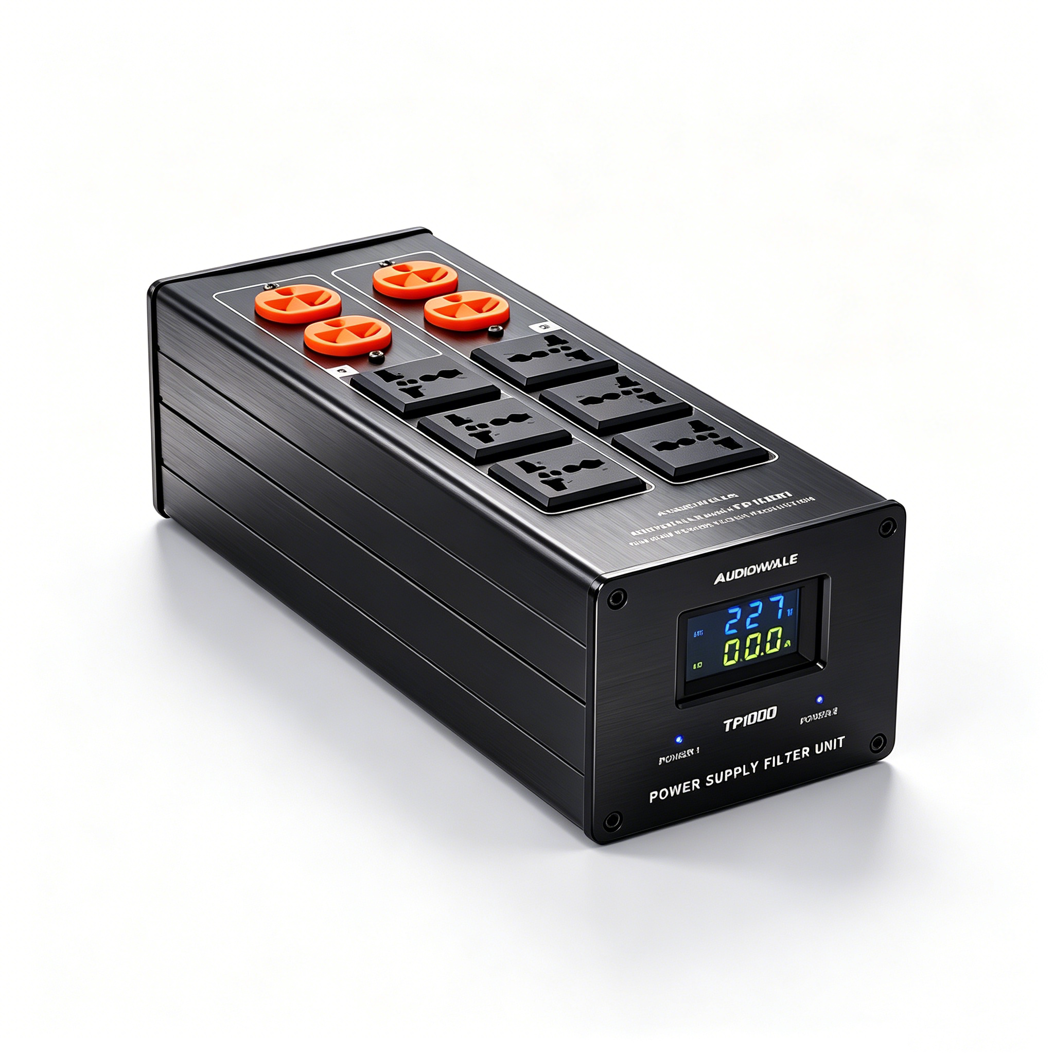 Audiowalle TP1000多功能电源滤波器插座防雷防浪涌电源净化器
