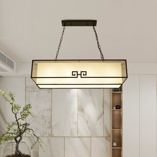 新中式吸顶灯2024新款客厅灯中国风复古茶室卧室餐吊灯具yml