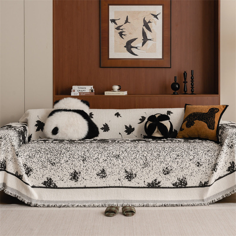 复古法式沙发巾全盖套罩新款轻奢高级感雪尼尔沙发盖布秋冬盖毯子