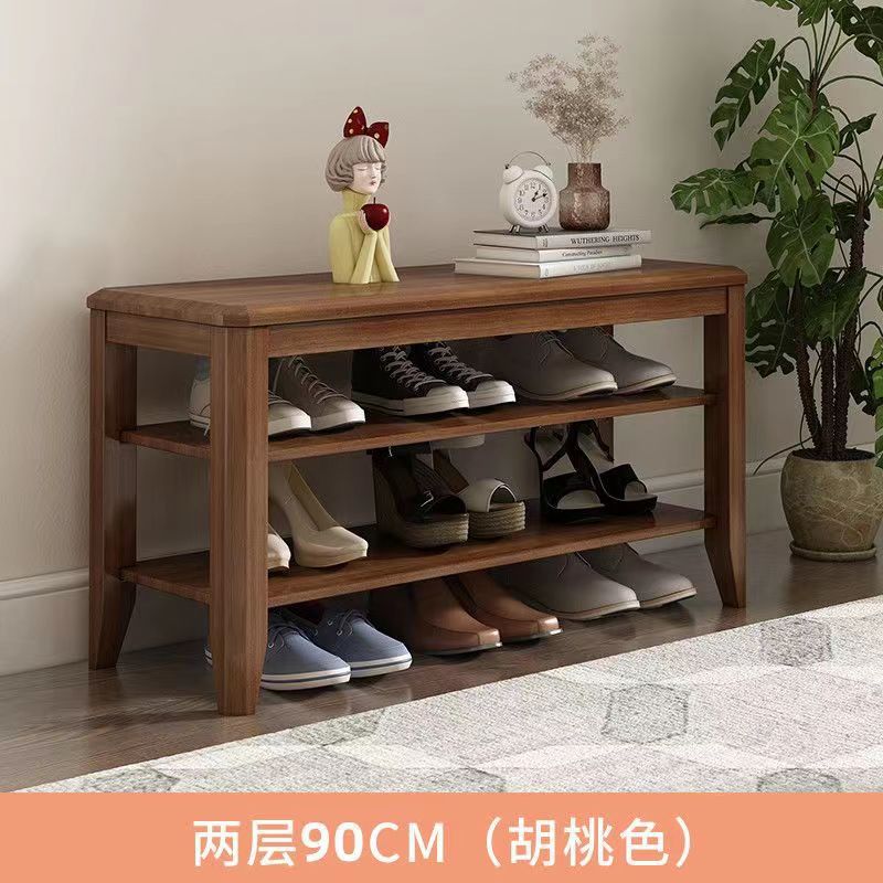 换鞋凳家用进门口木质坐凳全实木鞋架可坐式鞋柜时尚多功能穿鞋凳