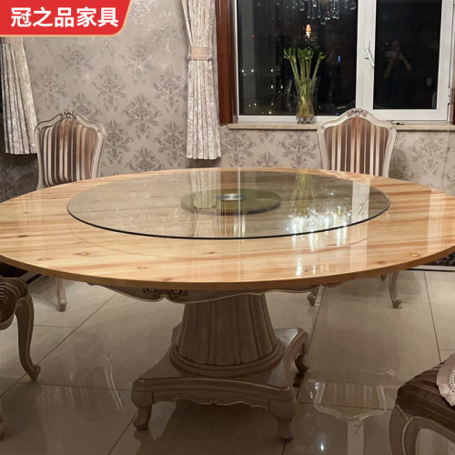 厂家供应转盘餐桌 家用旋转耐高温酒店饭馆餐厅可折叠大圆盘桌子