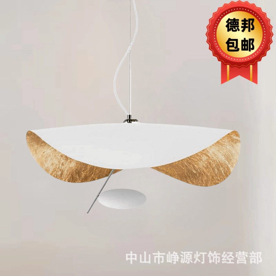 北欧个性创意款荷叶LED书房吊灯时尚艺术展厅餐厅灯简约荷叶吊灯