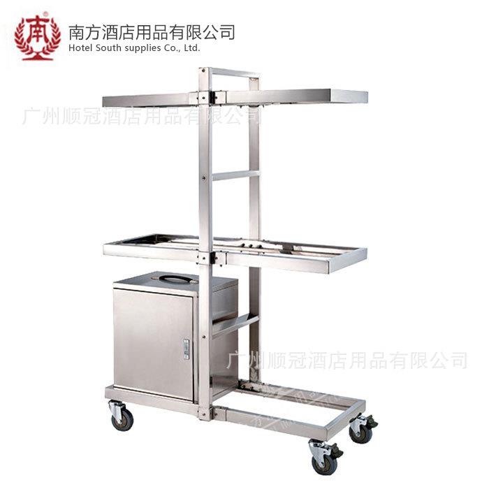 南方C-91保温箱存放车星级酒店厨部砂钢置物架可以放6个保温箱