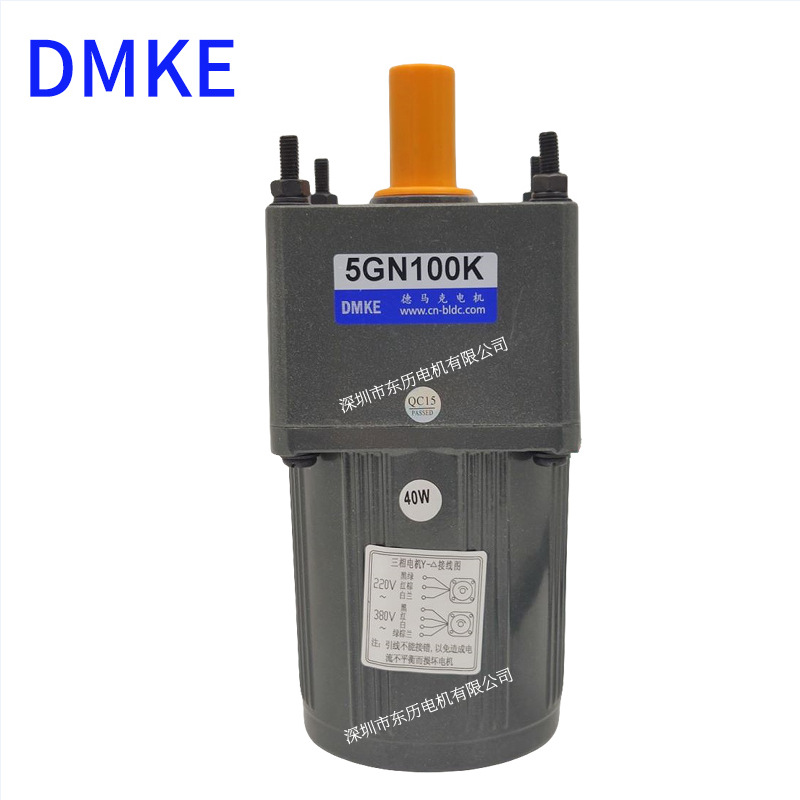 DMKE德马克电机5IK40GN-S减速机5GN100K马达齿箱GEAR HEAD 380V