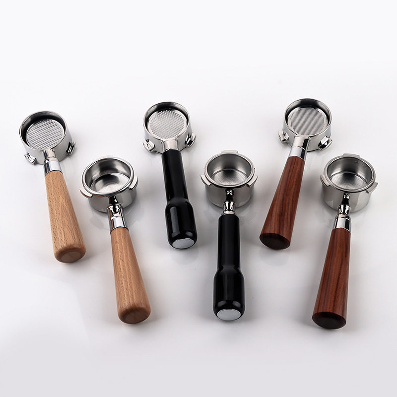 Breville意式咖啡萃取无底手柄58mm双耳铂富9系咖啡机不锈钢手柄