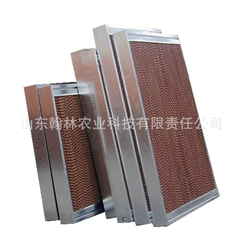 降温水帘湿帘畜牧养殖用水帘墙铝合金通风降温风机湿帘