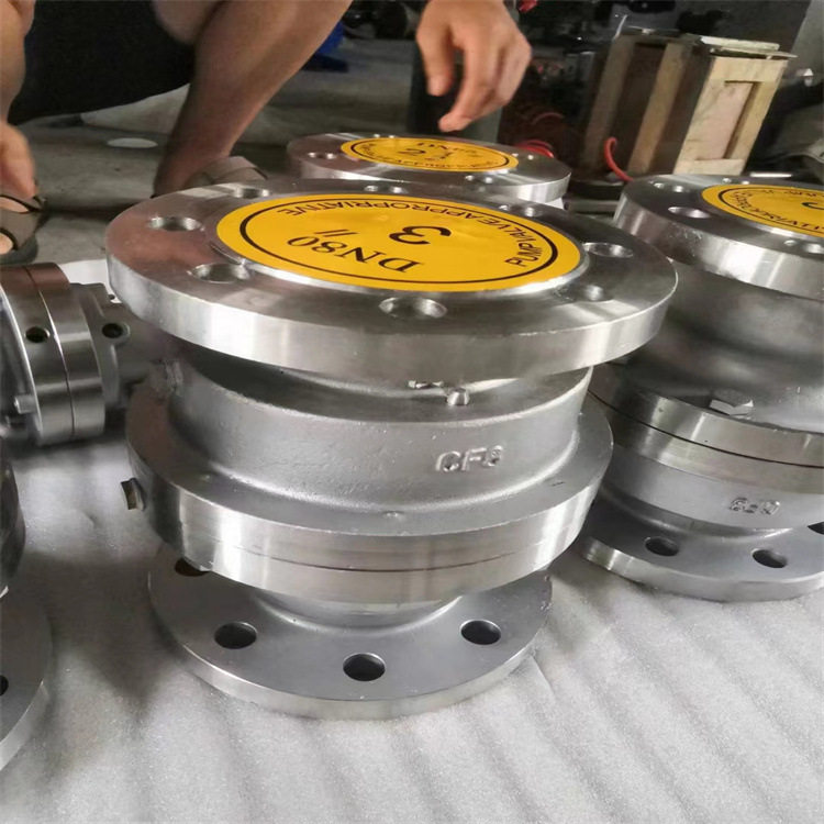 ZSGP-16C DN40化工管道式气动梭阀整体不锈钢材质-西华县阀门经销