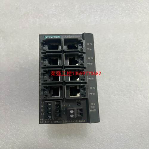 【荣强工控】西门子交换机6GK5208-0BA10-2AA3，拆机，成色