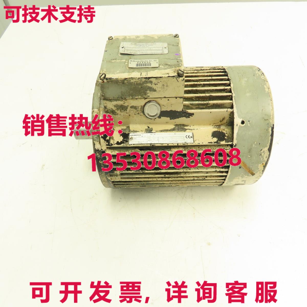 格兰富 100LA2-28F130 电动马达 适用于泵 3KW 3Ph 50/60Hz 200-4