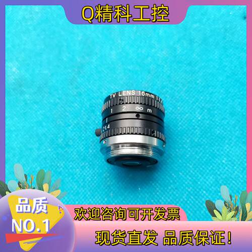 现货TV LENS 16MM 1:1.4工业c口镜头九成多新成
