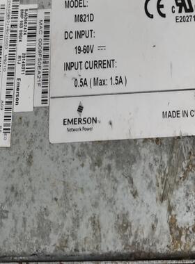 艾默生M821D监控模块，二手拆机，无法测试好坏，干脆当配件