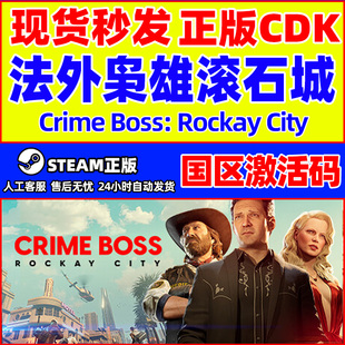 正版 Steam CDKEY 国区激活码 PC游戏 法外枭雄滚石城
