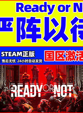 Steam 严阵以待 ready or not 国区激活码CDKEY 中文正版PC游戏