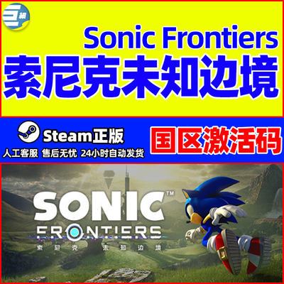 PC中文正版steam索尼克未知边境Sonic Frontiers cdkey国区激活码