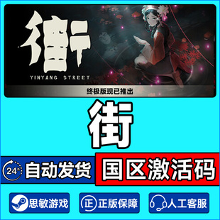YinYang 街 Street 国区激活码 现货秒发 steam CDKey PC正版