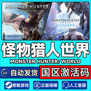 国区激活码 冰原dlc怪猎世界大师版 key steam怪物猎人世界 PC正版