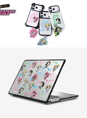 CASETiFY联名飞天小女警卡通可爱限量款适用于苹果MacBook Pro13/14/15/16寸电脑笔记本保护壳Air防摔套M1-M4