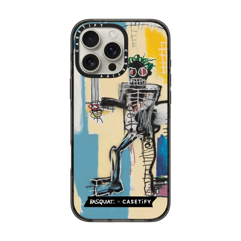 现货CASETiFY联名巴斯奎特勇士适用苹果iPhone16 pro max磁吸手机壳15/14/13限量款艺术高端全包防摔保护套12