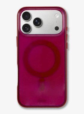 sonix玻璃褐红适用苹果17promax磁吸手机壳iPhone 17pro美国时尚潮牌小众冷门紫红色高端独特全包防摔保护套