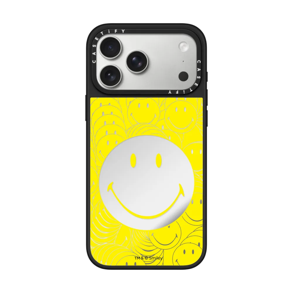 现货CASETiFY联名Smiley®笑脸黄色版适用苹果iPhone17 pro max磁吸手机壳16/15/14时尚潮流限量防摔保护套13