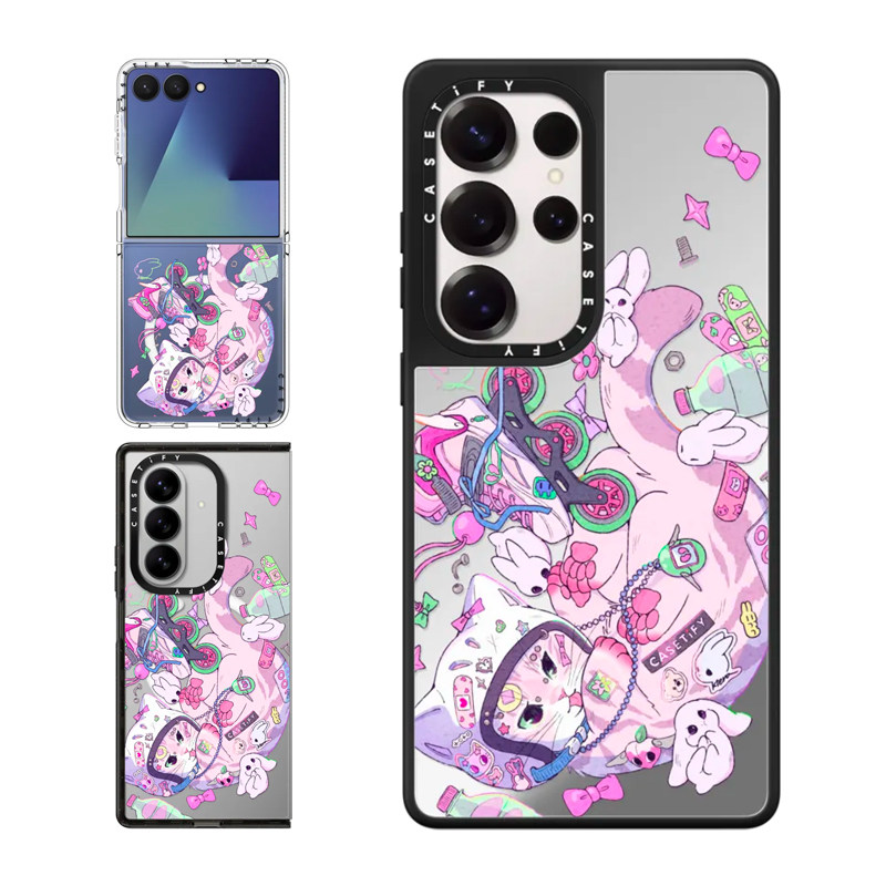 CASETiFY梦幻猫咪适用三星手机壳